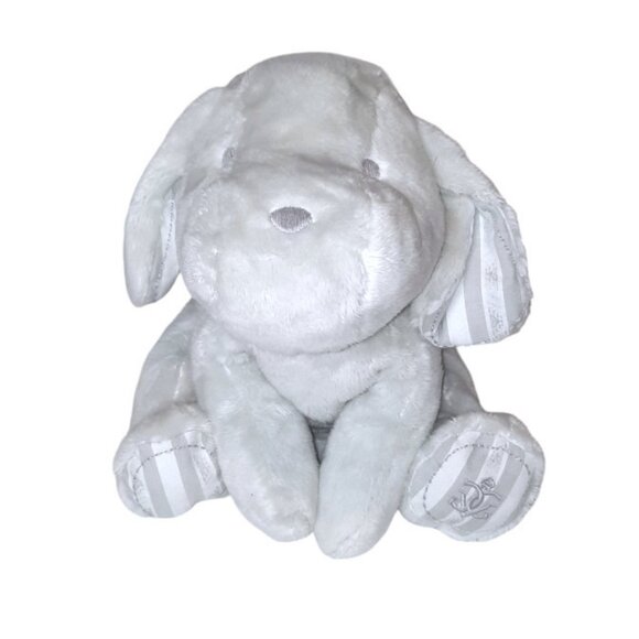 Tartine Et Chocolat Gray Dog Puppy Plush Stuffed BeanBag Toy 9" - Picture 1 of 7